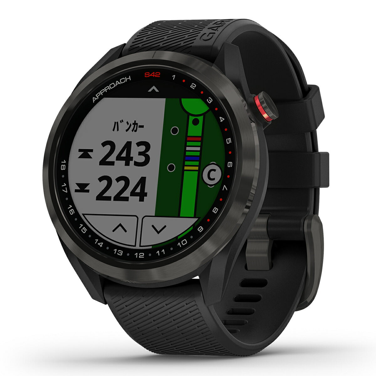 海外並行輸入正規品 GARMIN Approach S42 Black ガーミン ゴルフ