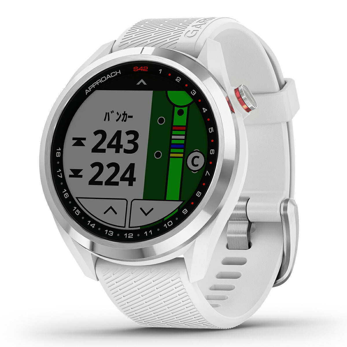 豊富な定番Garmin APPROACH S42 アプローチS42 ホワイト ラウンド用品・アクセサリー