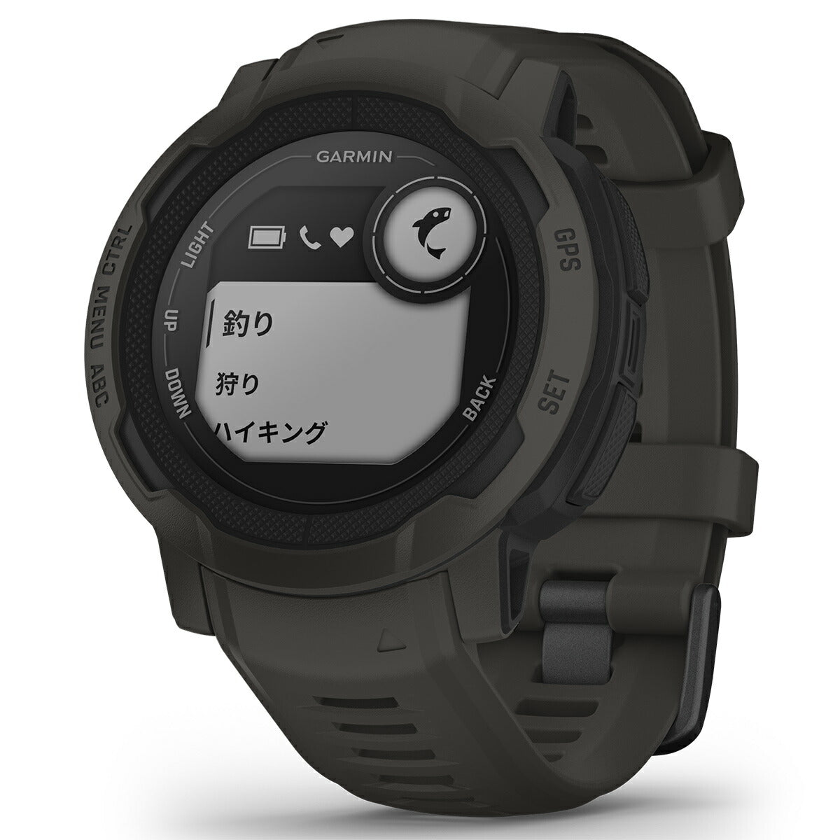 【24回分割手数料無料！】ガーミン GARMIN Instinct 2 インスティンクト2 GPS スマートウォッチ アウトドア 腕時計 メンズ レディース Graphite 010-02626-40