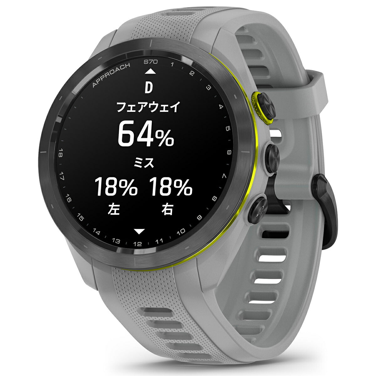 Garmin黒 47mm ガーミン アプローチ S70 Garmin GPS距離計 - ラウンド