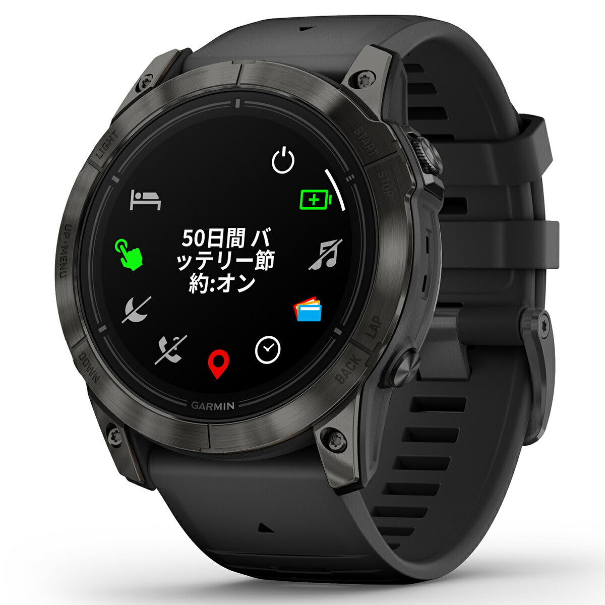 ガーミン GARMIN epix Pro Gen 2 51mm Sapphire エピックス プロ サファイヤ 010-02804-51 Ti Carbon Gray DLC / Black GPS スマートウォッチ 腕時計