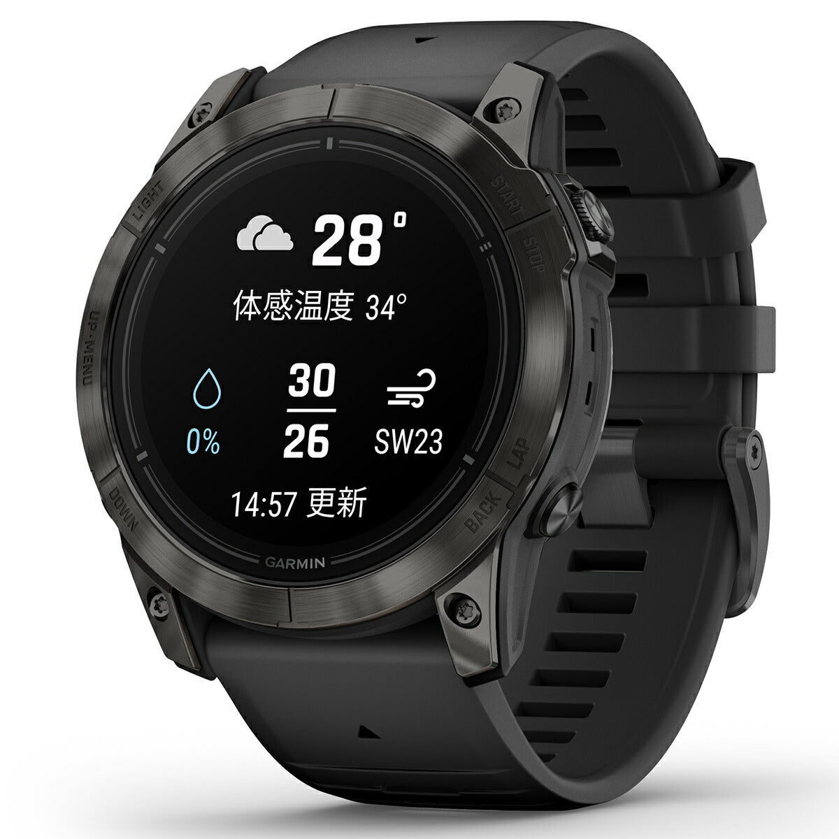 ガーミン GARMIN epix Pro Gen 2 51mm Sapphire エピックス プロ サファイヤ 010-02804-51 Ti Carbon Gray DLC / Black GPS スマートウォッチ 腕時計