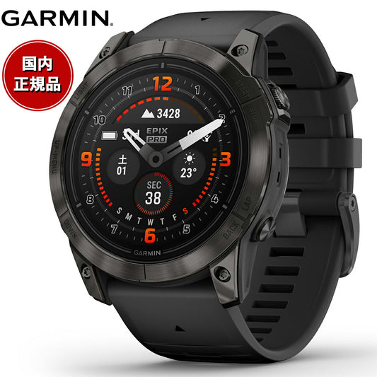 ガーミン GARMIN epix Pro Gen 2 51mm Sapphire エピックス プロ サファイヤ 010-02804-51 Ti Carbon Gray DLC / Black GPS スマートウォッチ 腕時計