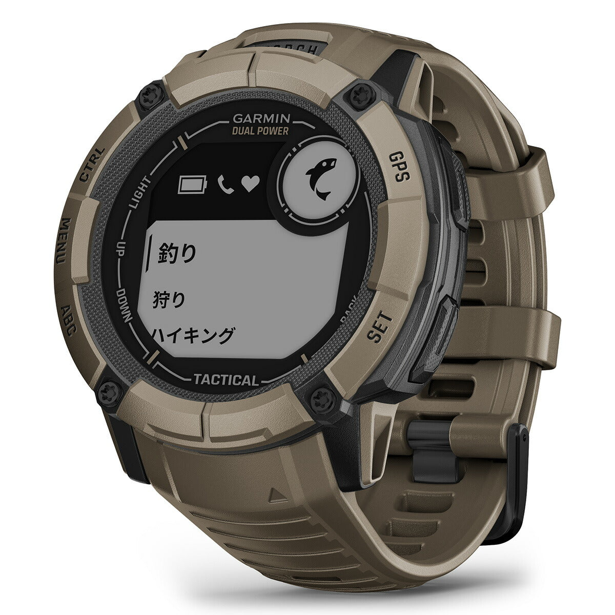 【24回分割手数料無料！】ガーミン GARMIN Instinct 2X Dual Power Tactical Edition インスティンクト2X デュアルパワー タクティカル 010-02805-62 GPS スマートウォッチ 腕時計