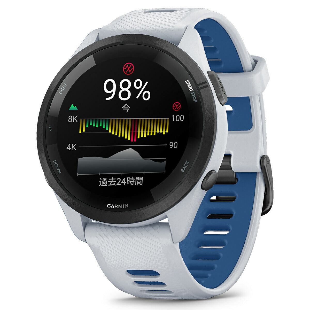 【24回分割手数料無料！】ガーミン GARMIN Forerunner 265 Music White フォアランナー 265 ミュージック 010-02810-41 GPS ランニング スマートウォッチ 腕時計 ホワイト