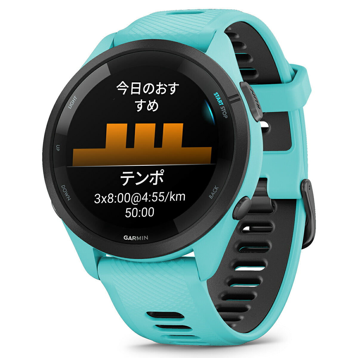 ガーミン GARMIN Forerunner 265 Aqua フォアランナー 265 010-02810-42 GPS ランニング スマートウォッチ 腕時計 アクア