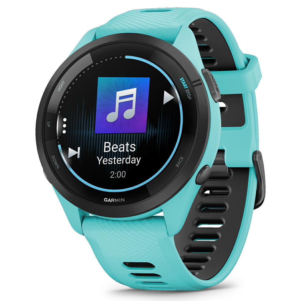 【24回分割手数料無料！】ガーミン GARMIN Forerunner 265 Music Aqua フォアランナー 265 ミュージック 010-02810-42 GPS ランニング スマートウォッチ 腕時計 アクア