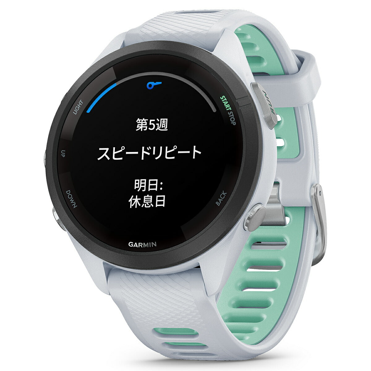 【24回分割手数料無料！】ガーミン GARMIN Forerunner 265S Music White フォアランナー 265S ミュージック 010-02810-44 GPS ランニング スマートウォッチ 腕時計 ホワイト