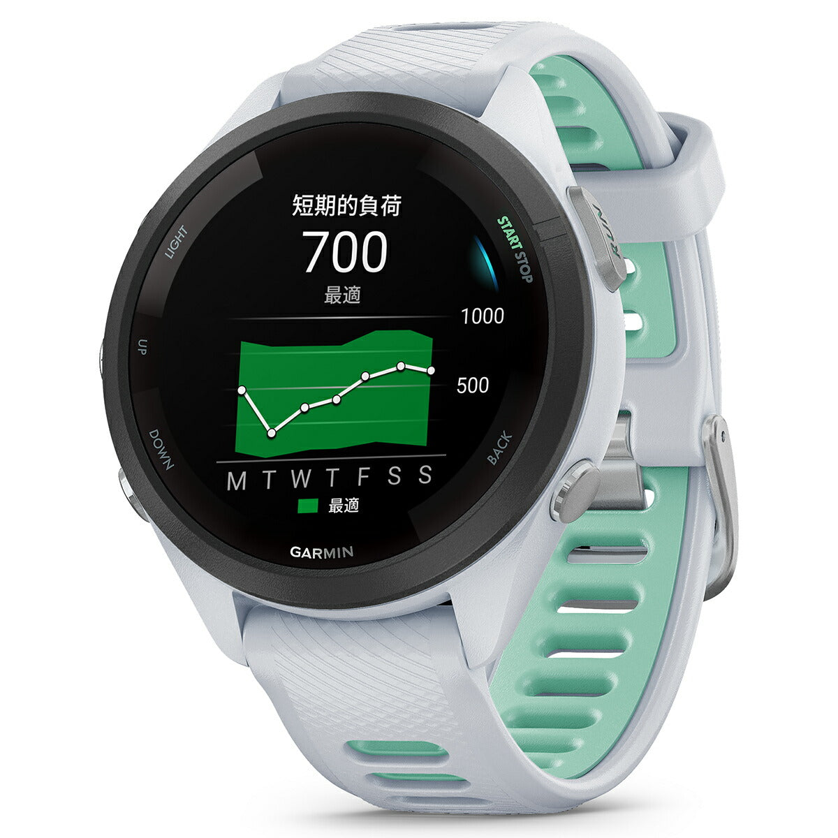 【24回分割手数料無料！】ガーミン GARMIN Forerunner 265S Music White フォアランナー 265S ミュージック 010-02810-44 GPS ランニング スマートウォッチ 腕時計 ホワイト