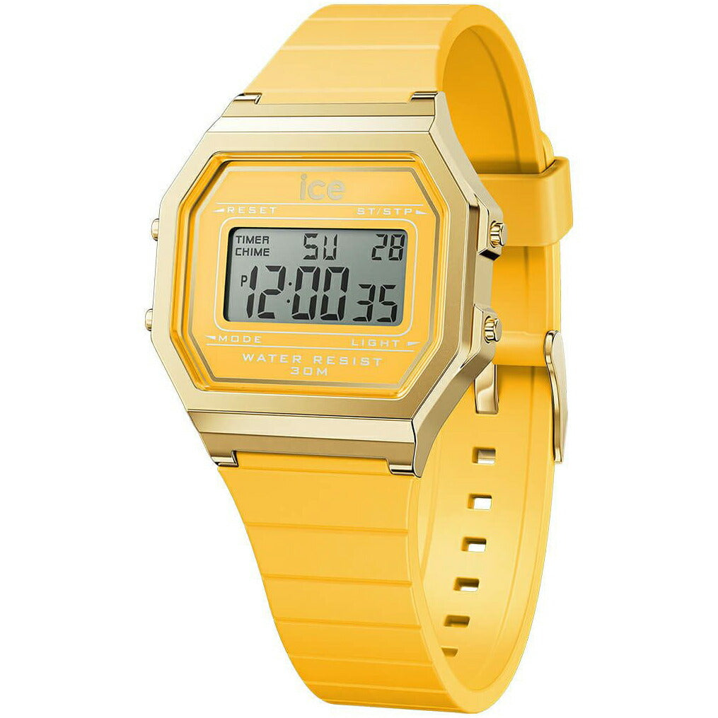 アイスウォッチ ICE-WATCH デジタル 腕時計 メンズ レディース アイスデジット レトロ ICE digit retro ライトパイナップル スモール 022053