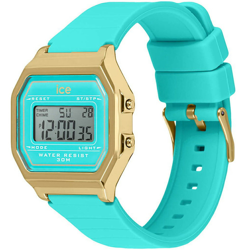 アイスウォッチ ICE-WATCH デジタル 腕時計 メンズ レディース アイスデジット レトロ ICE digit retro ブルーキュラソー スモール 022055