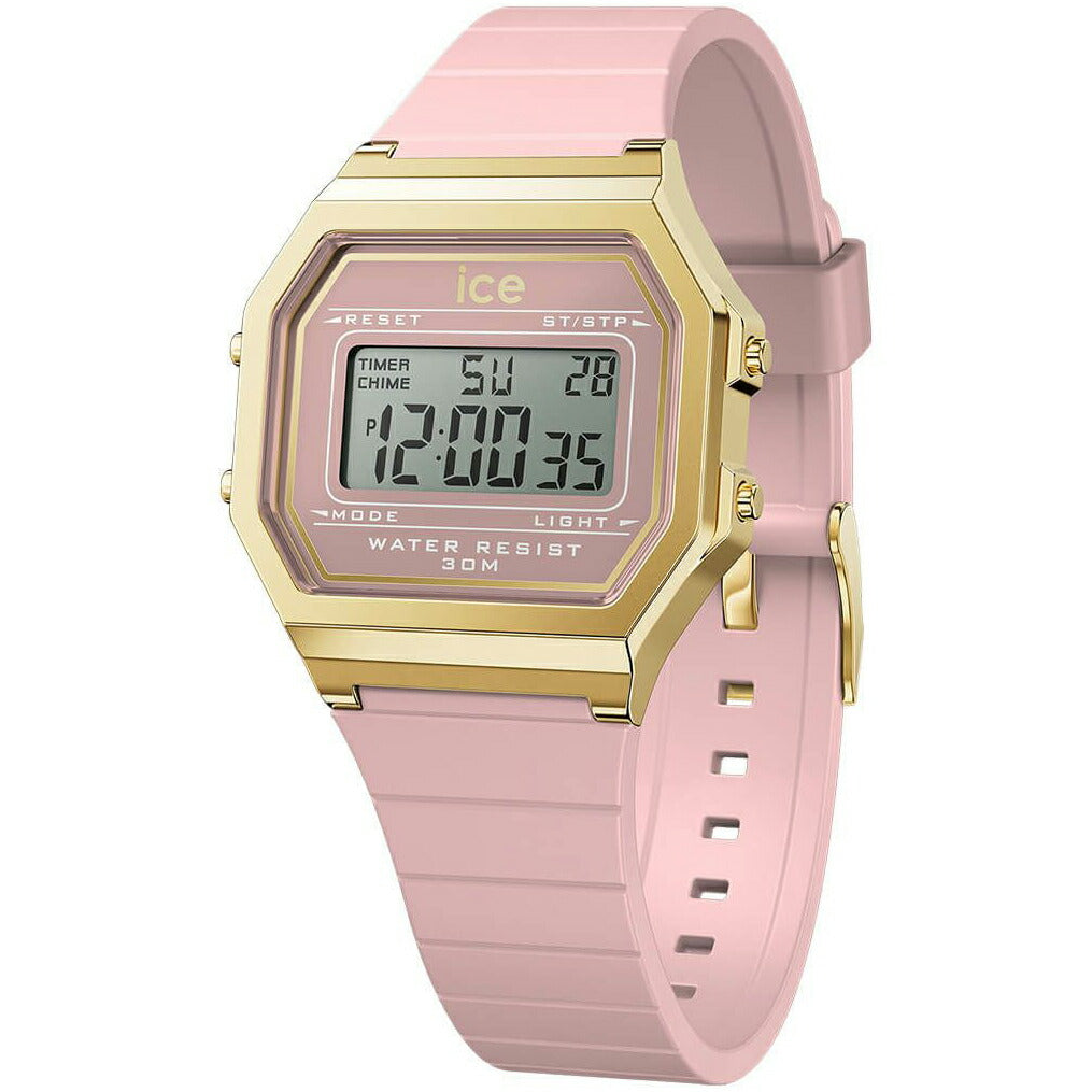 アイスウォッチ ICE-WATCH デジタル 腕時計 メンズ レディース アイスデジット レトロ ICE digit retro ブラッシュピンク スモール 022056