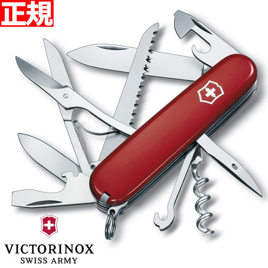 ビクトリノックス VICTORINOX ハントマン レッド ナイフ マルチツール サバイバルナイフ アウトドア キャンプ 1.3713