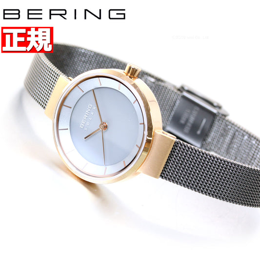 ベーリング BERING ソーラー 腕時計 ペアモデル レディース SOLAR 14627-369