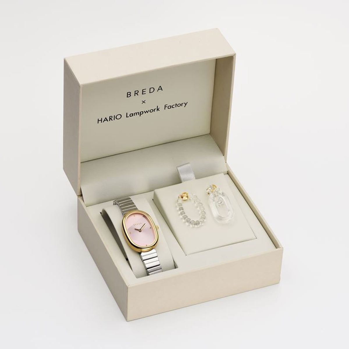 ブレダ BREDA × HARIO Lampwork Factory ハリオ コラボ 限定モデル 腕時計 レディース ジェーン JANE 1741h-hh