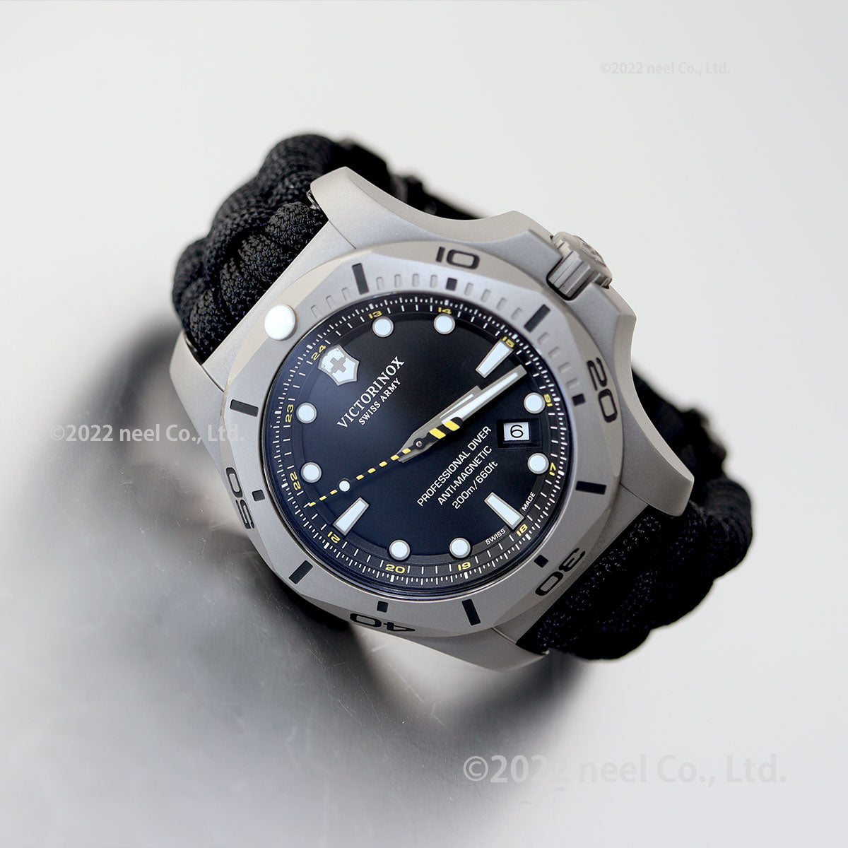 ビクトリノックス VICTORINOX イノックス I.N.O.X. 腕時計 メンズ プロフェッショナル ダイバー タイタニウム ブラック 241812.2