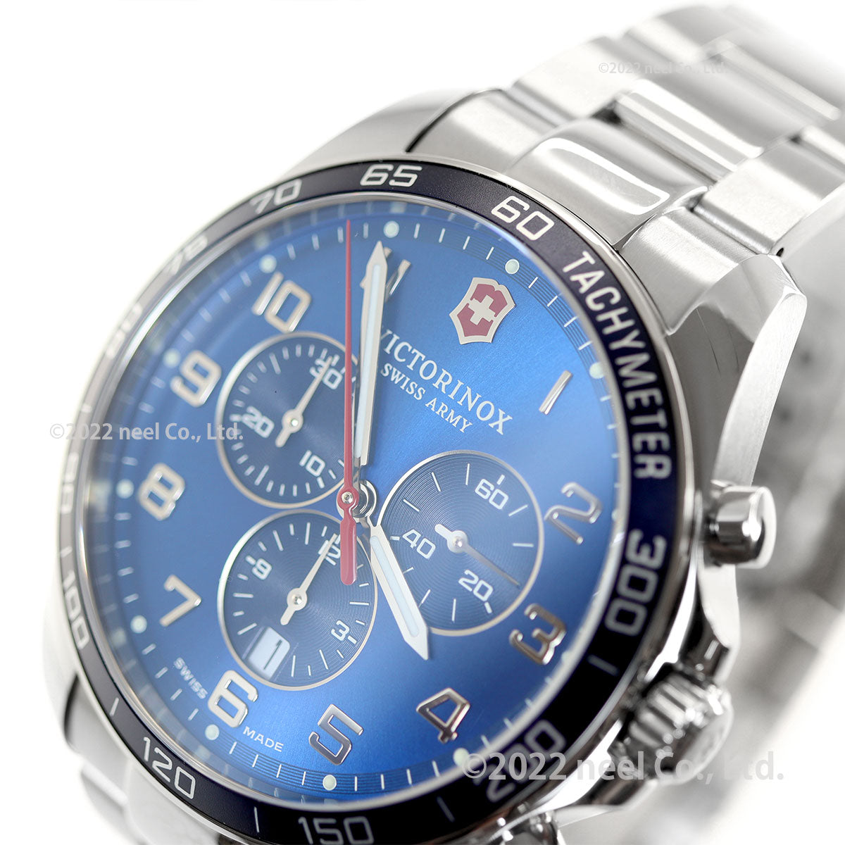 ビクトリノックス 時計 メンズ VICTORINOX 腕時計 241901 フィールドフォース クラシッククロ FieldForce Classic Chrono ブルー