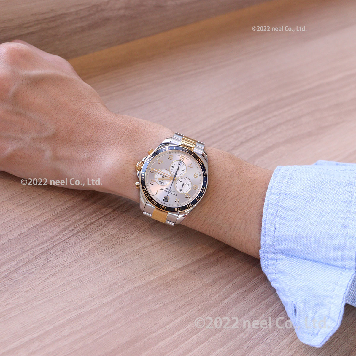 ビクトリノックス 時計 メンズ VICTORINOX 腕時計 241903 フィールドフォース クラシッククロ FieldForce Classic Chrono グレー