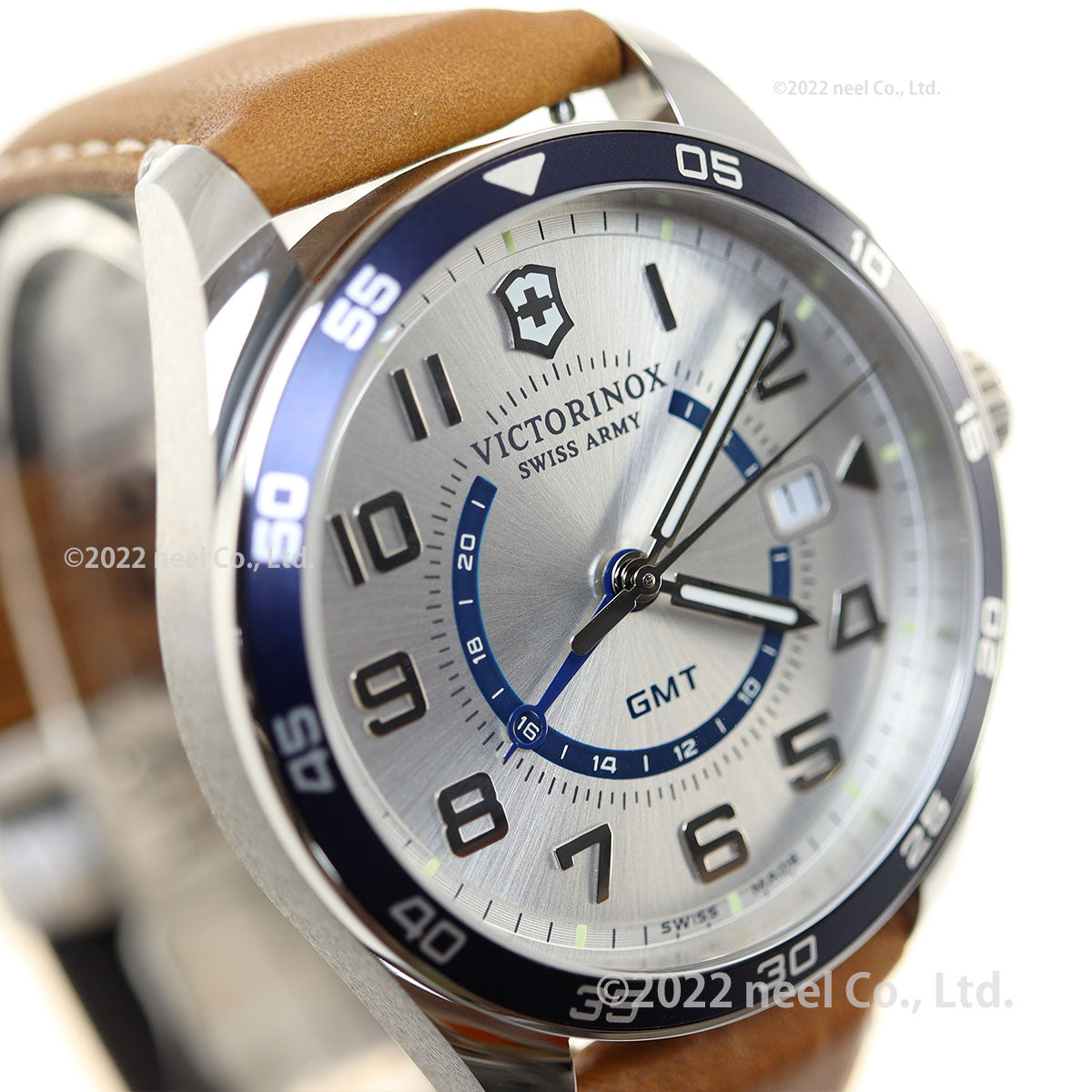 ビクトリノックス 時計 メンズ VICTORINOX 腕時計 241931 フィールドフォース クラシック FIELD FORCE Classic GMT シルバー