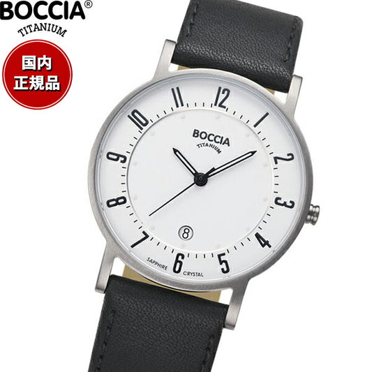 ボッチア チタニウム BOCCIA TITANIUM 腕時計 メンズ Slim Collection 3533-03