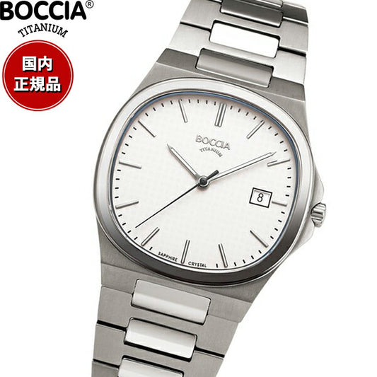 ボッチア チタニウム BOCCIA TITANIUM 腕時計 メンズ Slim Collection 3657-01