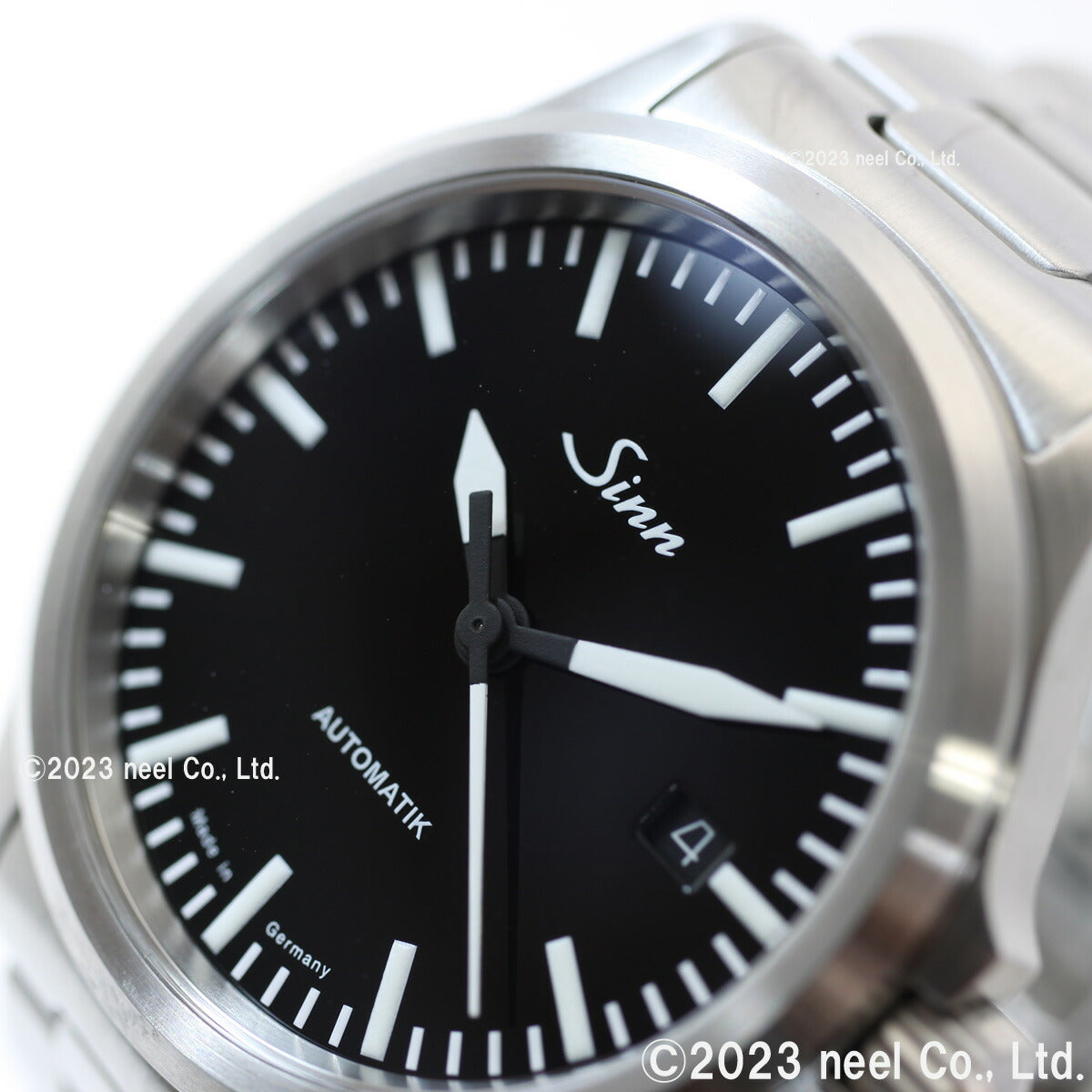 【60回分割手数料無料！】Sinn ジン 556 自動巻き 腕時計 メンズ Instrument Watches インストゥルメント ウォッチ ステンレスバンド ドイツ製