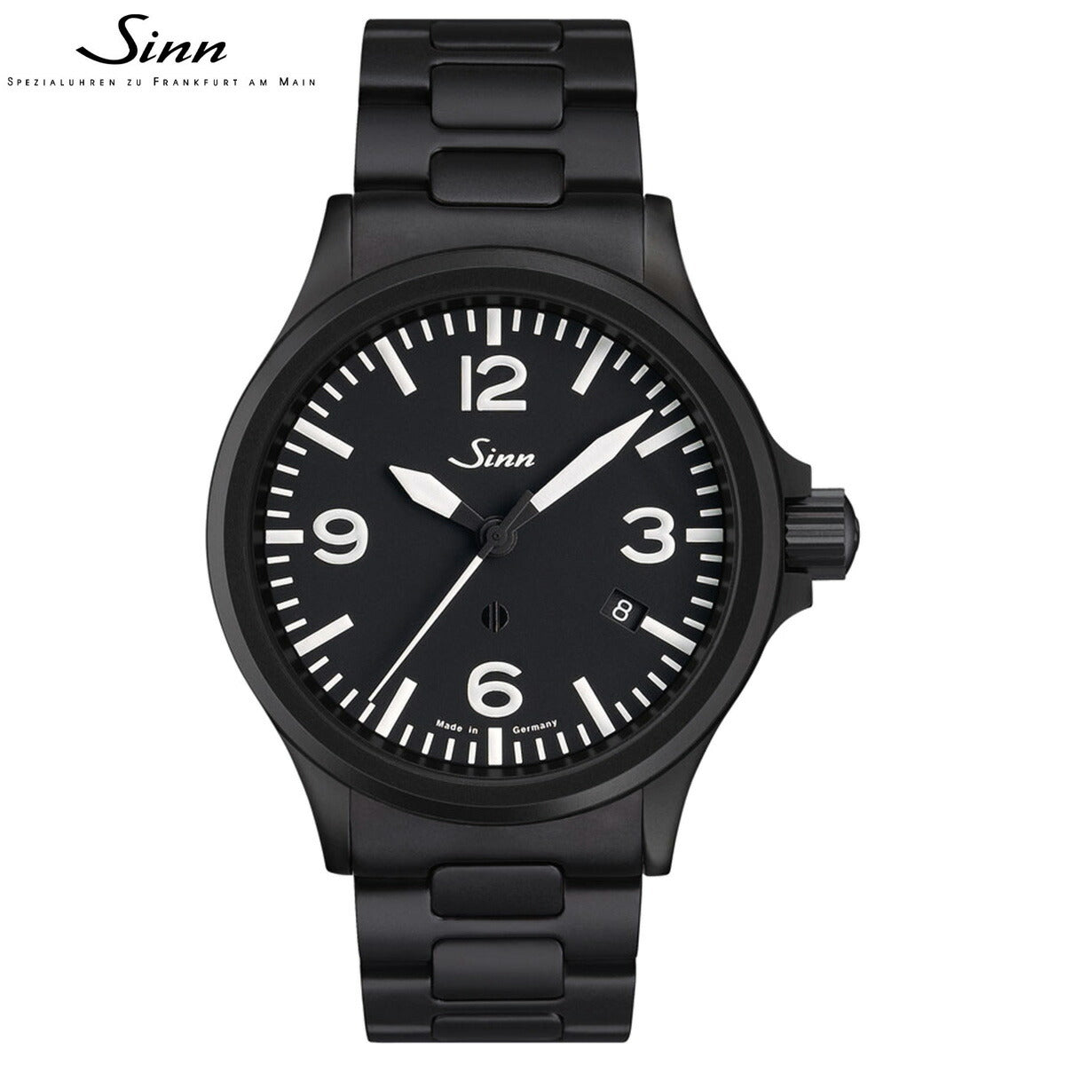 【60回分割手数料無料！】Sinn ジン 856.B.S 自動巻き 腕時計 メンズ Instrument Watches インストゥルメント ウォッチ ステンレスバンド ドイツ製