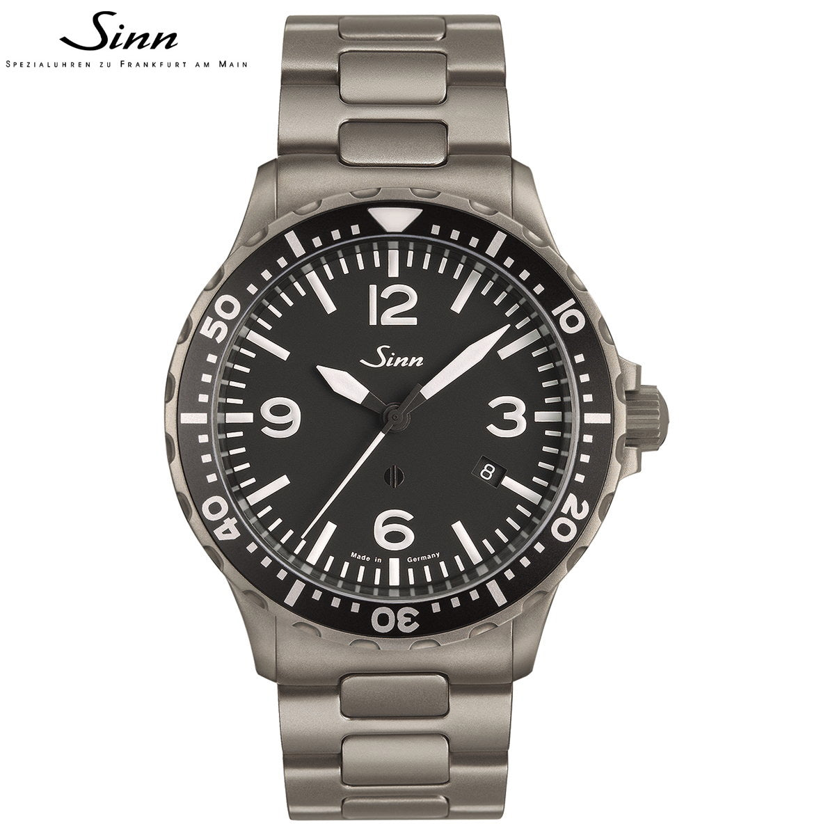 【60回分割手数料無料！】Sinn ジン 857.B 自動巻き 腕時計 メンズ Instrument Watches インストゥルメント ウォッチ ステンレスバンド ドイツ製