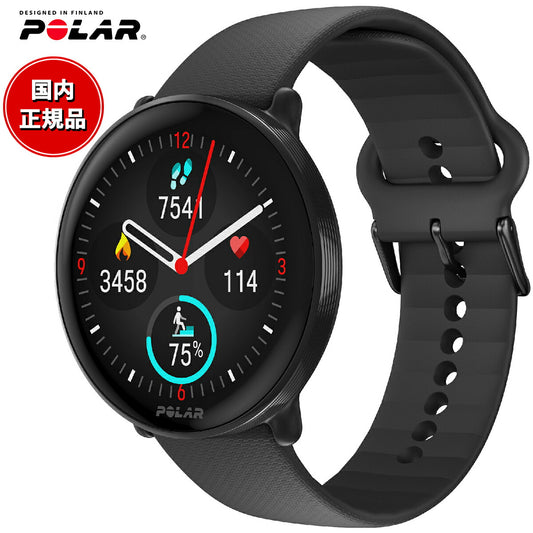 ポラール POLAR Ignite 3 スマートウォッチ GPS 心拍 スポーツ ヘルスケア ランニング マラソン 睡眠 腕時計 イグナイト 3 ブラック S-L 900106234 日本正規品