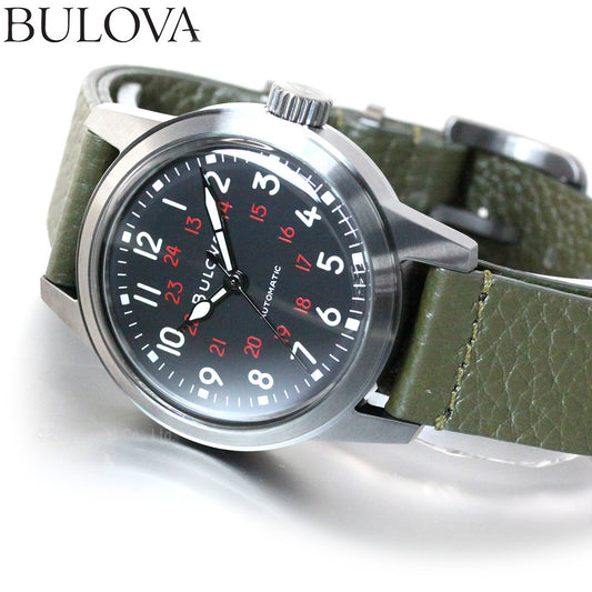ブローバ BULOVA 腕時計 メンズ 自動巻き メカニカル ミリタリー Military 98A255
