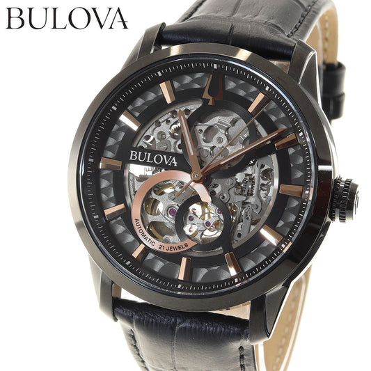 ブローバ BULOVA 腕時計 メンズ 自動巻き メカニカル スケルトン クラシック Classic 98A283