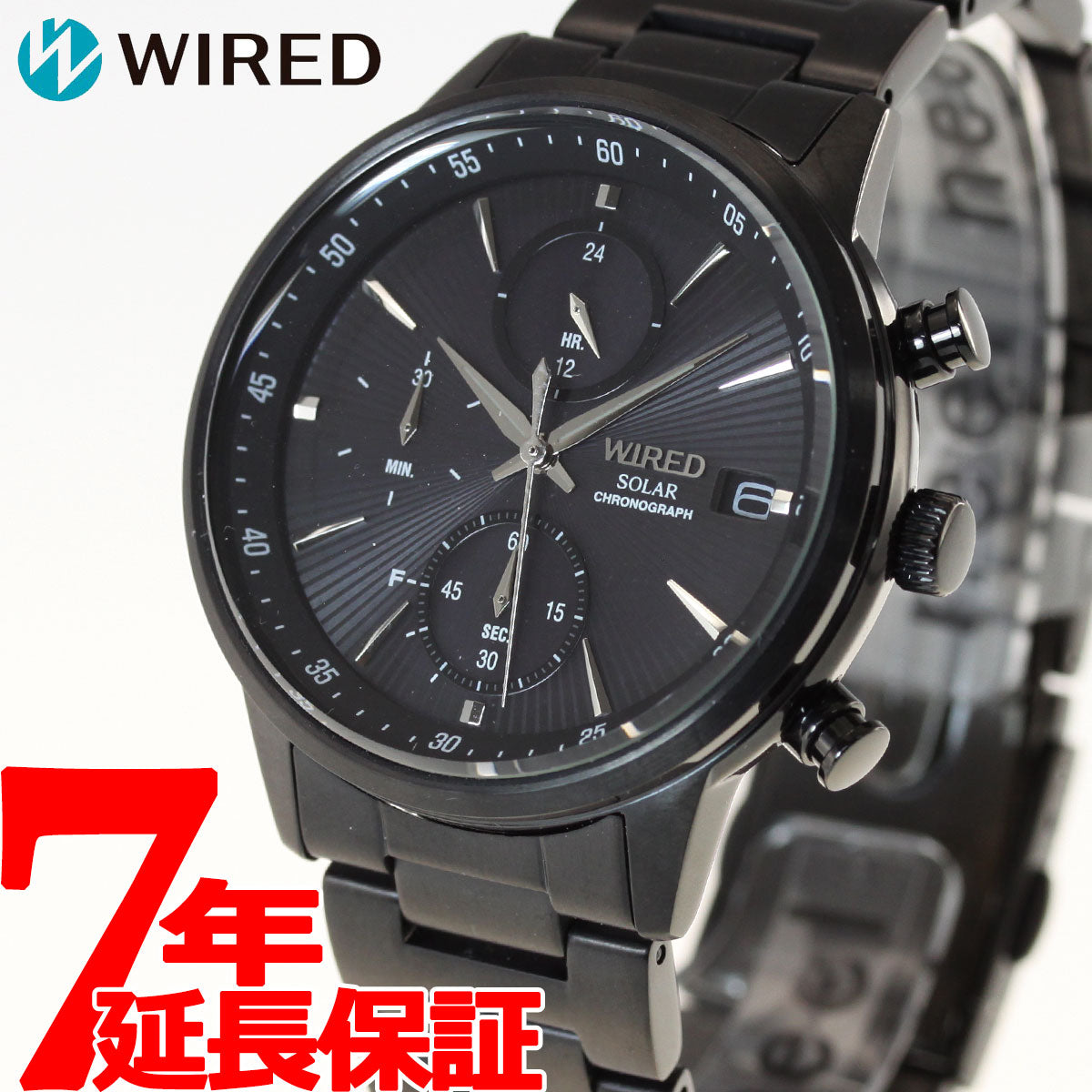 セイコー ワイアード SEIKO WIRED ソーラー クロノグラフ 腕時計 メンズ ニュースタンダードモデル AGAD409