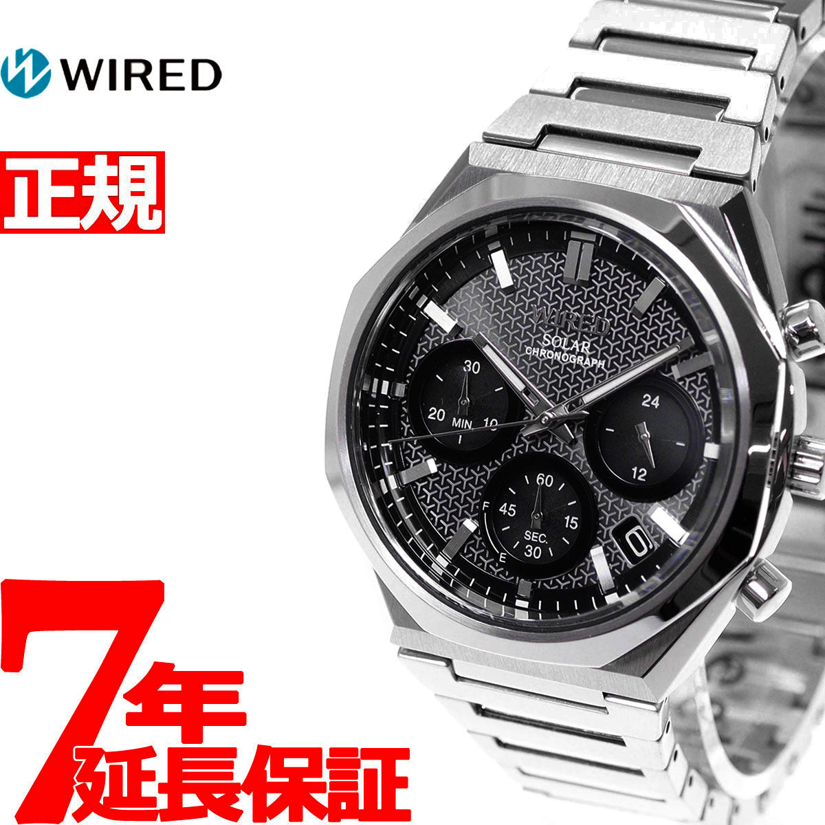 セイコー ワイアード SEIKO WIRED ソーラー 腕時計 メンズ クロノグラフ リフレクション Reflection AGAD417
