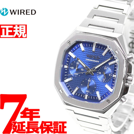 セイコー ワイアード SEIKO WIRED 腕時計 メンズ クロノグラフ リフレクション Reflection 8角モデル AGAT448