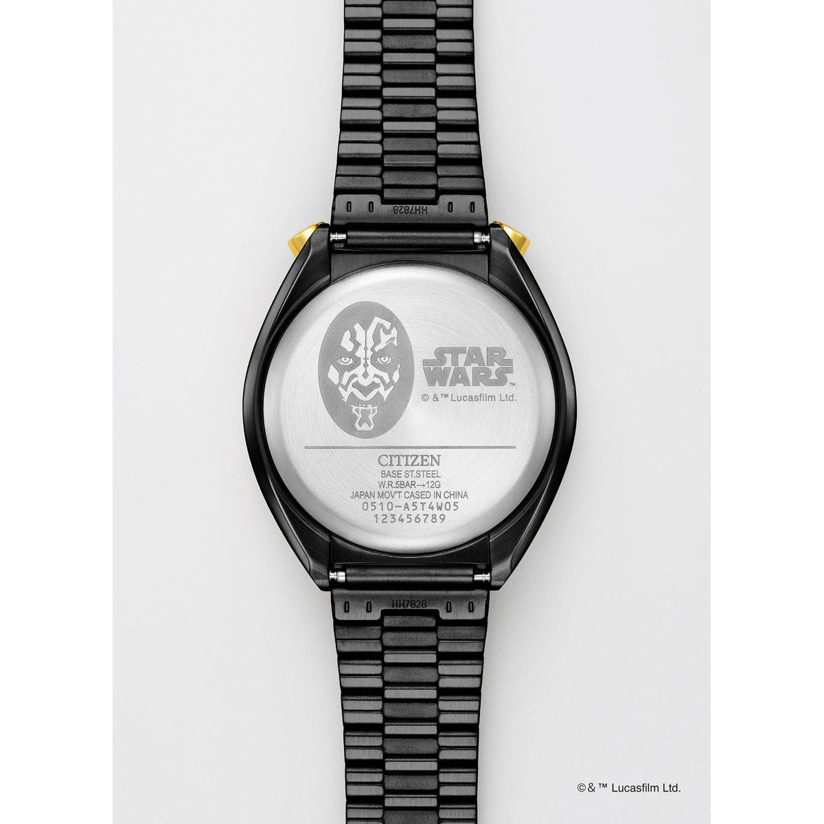 シチズン レコードレーベル ツノクロノ スター・ウォーズ 特定店取扱 限定 ｢DARTH MAUL（ダース・モール）｣ 腕時計 AN3668-55W CITIZEN RECORD LABEL TSUNO CHRONO STAR WARS