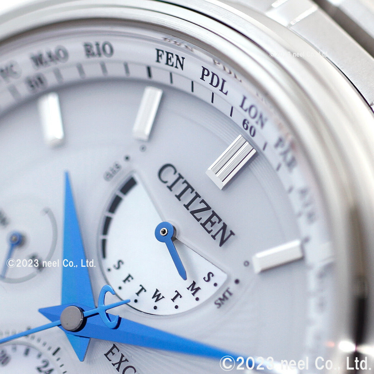 シチズン エクシード CITIZEN EXCEED エコドライブ 電波時計 45周年記念 ペアモデル メンズ 腕時計 AT9130-69W