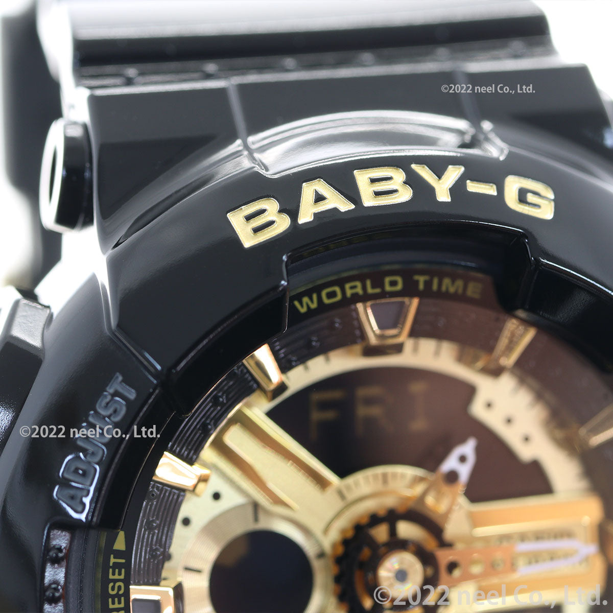 BABY-G カシオ ベビーG レディース 腕時計 ブラック×ゴールド アナデジ BA-110X-1AJF