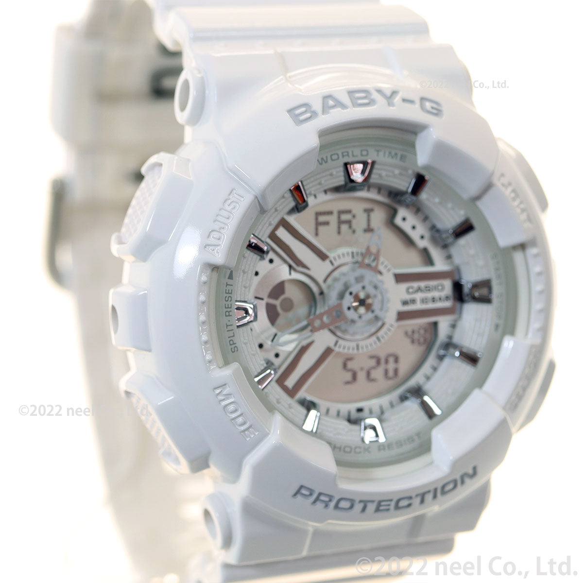 BABY-G カシオ ベビーG レディース 腕時計 ホワイト 白 アナデジ BA-110X-7A3JF