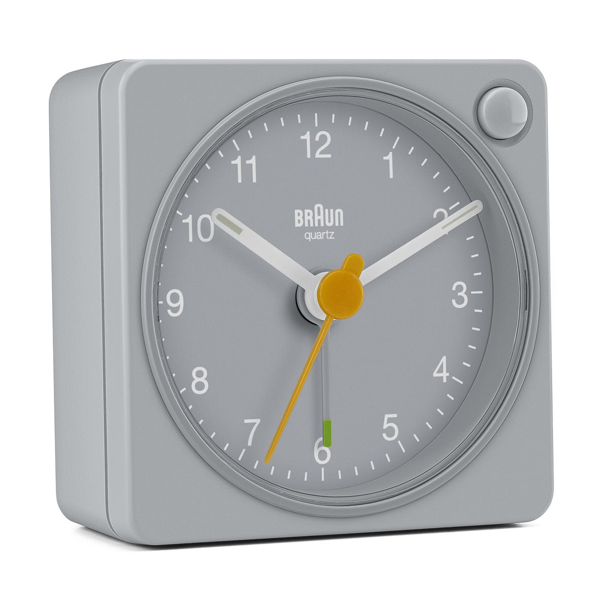 BRAUN ブラウン アラームクロック BC02XG アナログ 目覚まし時計 置時計 Alarm Clock 57mm グレー