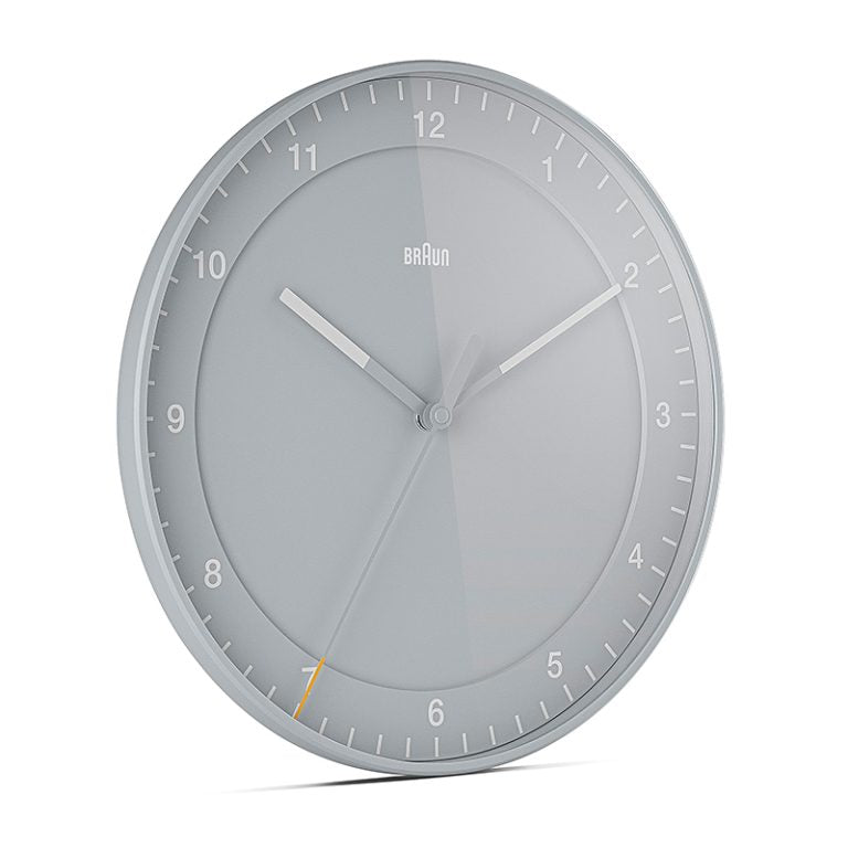 BRAUN ブラウン ウォールクロック BC17G アナログ 掛け時計 Classic Wall Clock 300mm グレー