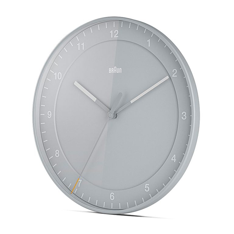 BRAUN ブラウン ウォールクロック BC17G アナログ 掛け時計 Classic Wall Clock 300mm グレー