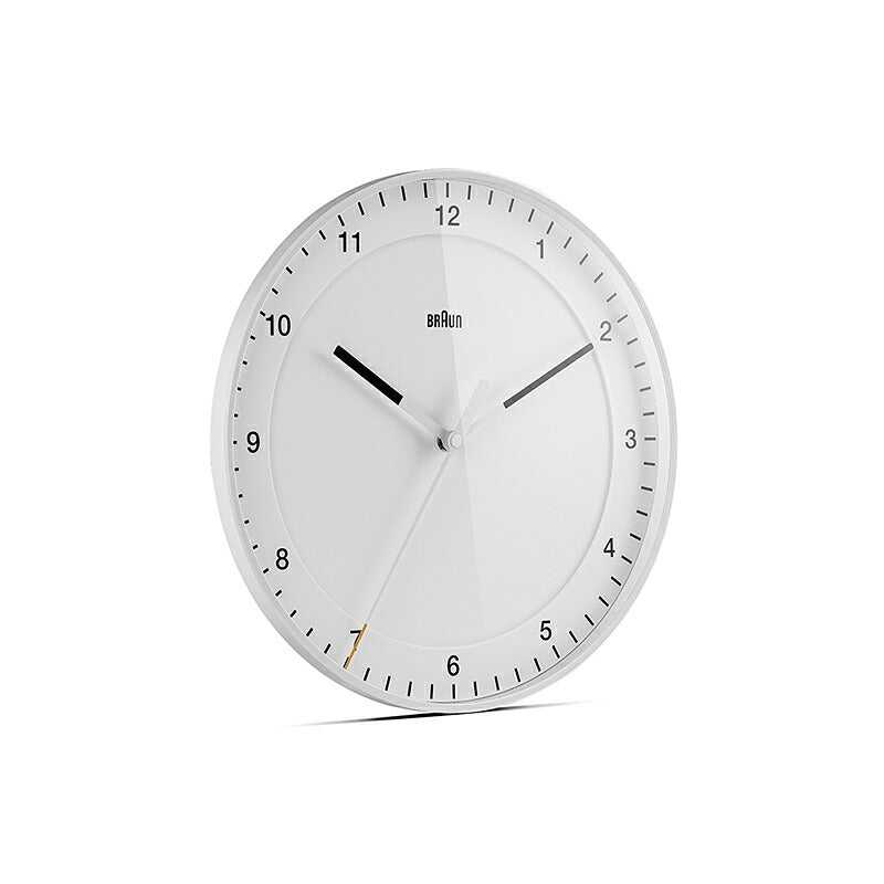 BRAUN ブラウン ウォールクロック BC17W アナログ 掛け時計 Classic Wall Clock 300mm ホワイト