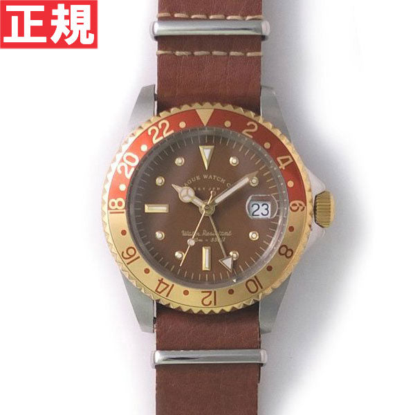 ヴァーグウォッチ VAGUE WATCH Co. 腕時計 BRWN GMT（ブラウン ジーエムティー） BG-L-001