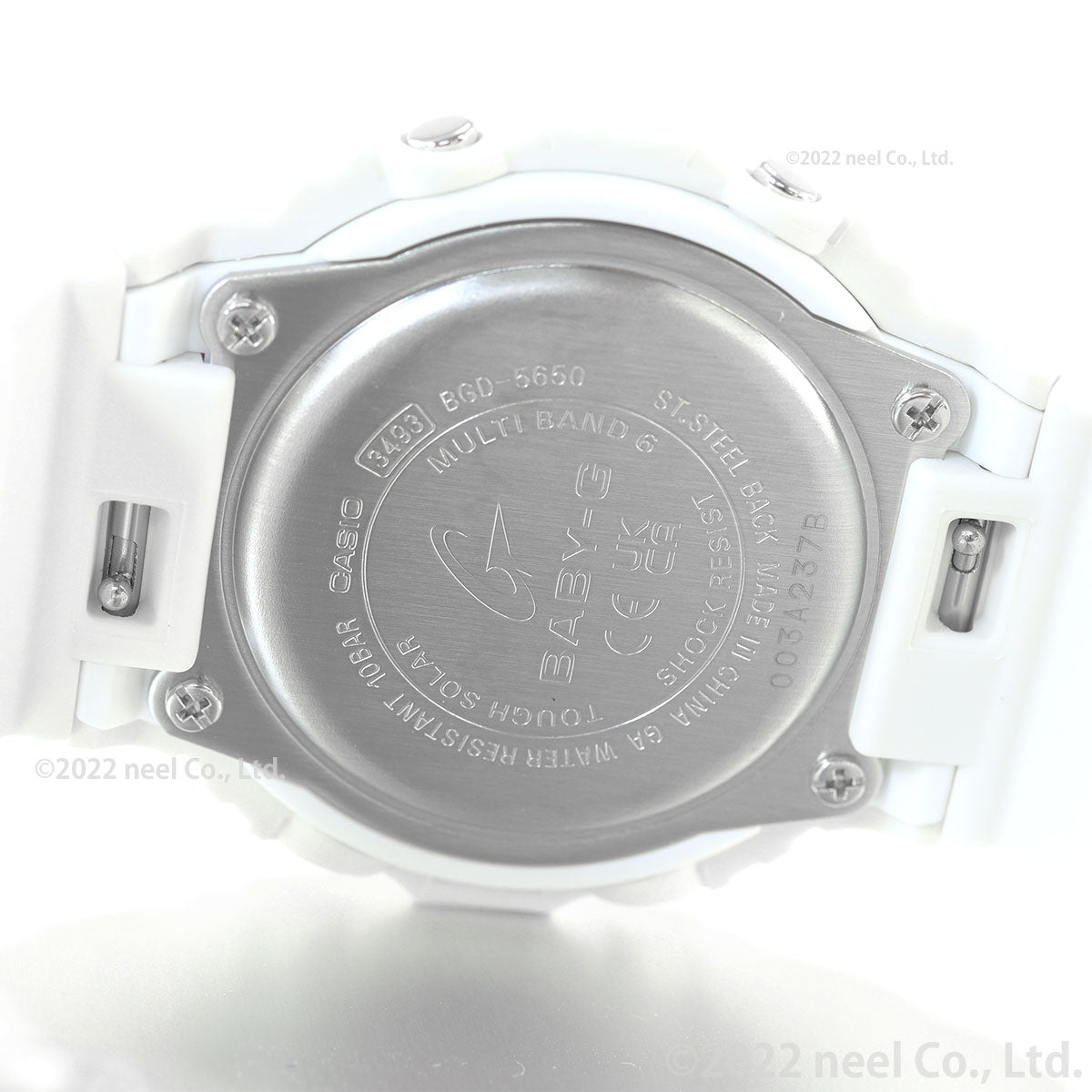 BABY-G カシオ ベビーG レディース 電波 ソーラー 腕時計 タフソーラー ホワイト BGD-5650-7JF