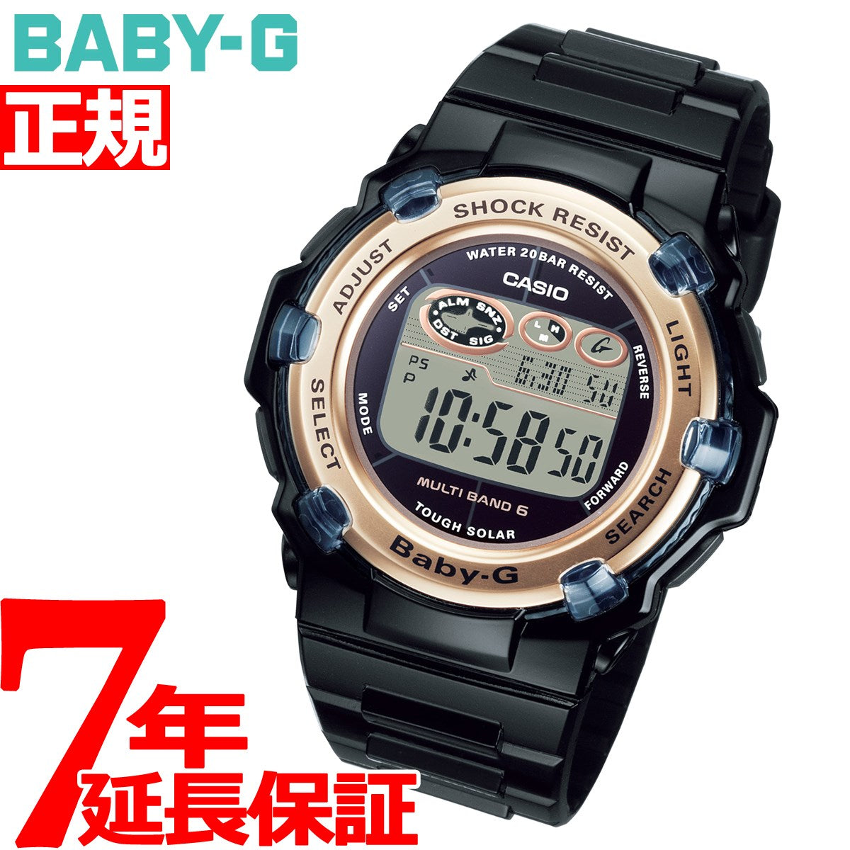 BABY-G カシオ ベビーG BGR-3003U-1JF レディース 腕時計