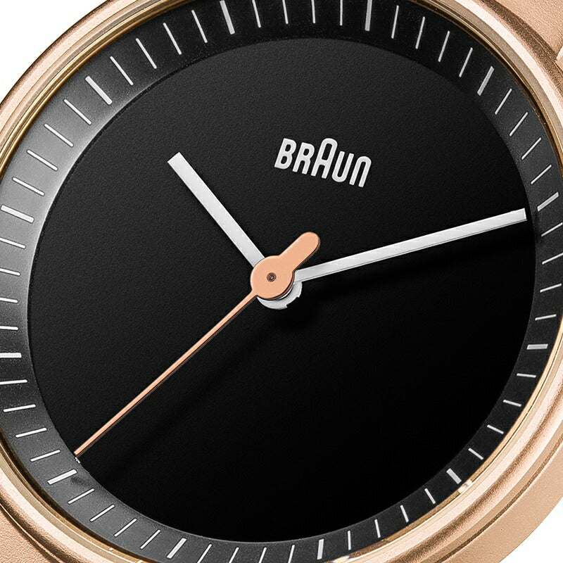 BRAUN ブラウン アナログ 腕時計 ボーイズサイズ BN0031RGBKL ブラック レザー
