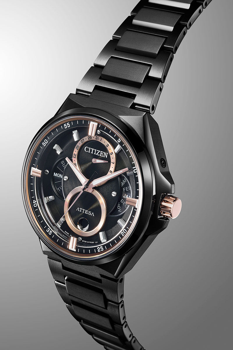 シチズン アテッサ BU0065-64E 腕時計 メンズ エコドライブ ATTESA ACTLine トリプルカレンダー ムーンフェイズ アクトライン CITIZEN