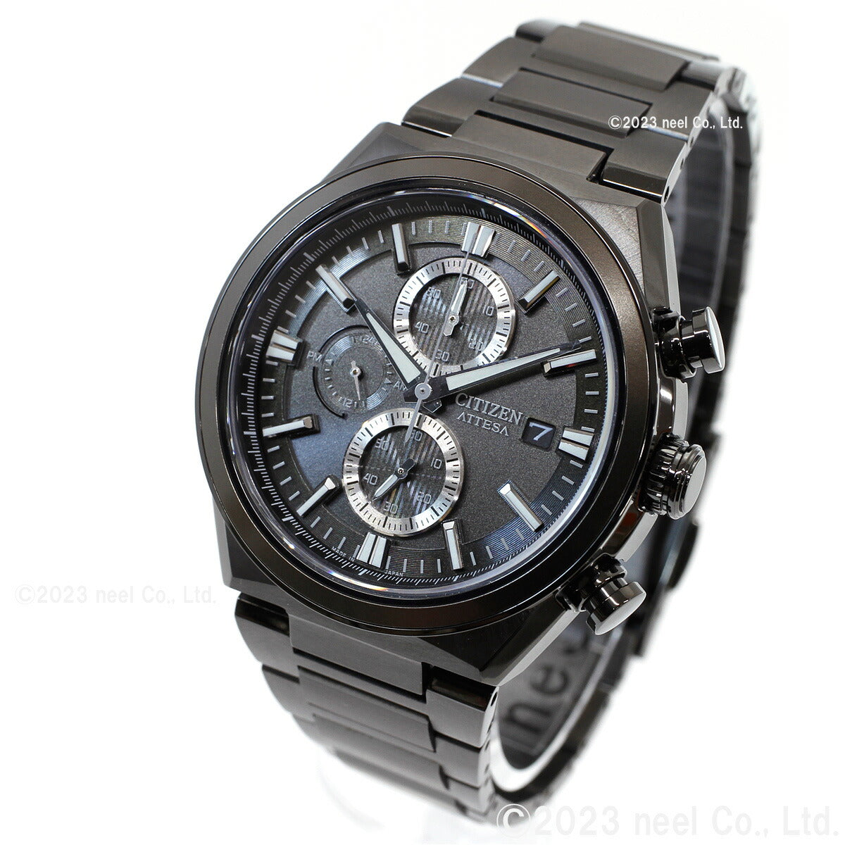 シチズン アテッサ CITIZEN ATTESA CA0835-61H エコドライブ 腕時計 メンズ ACT Line Black Titanium