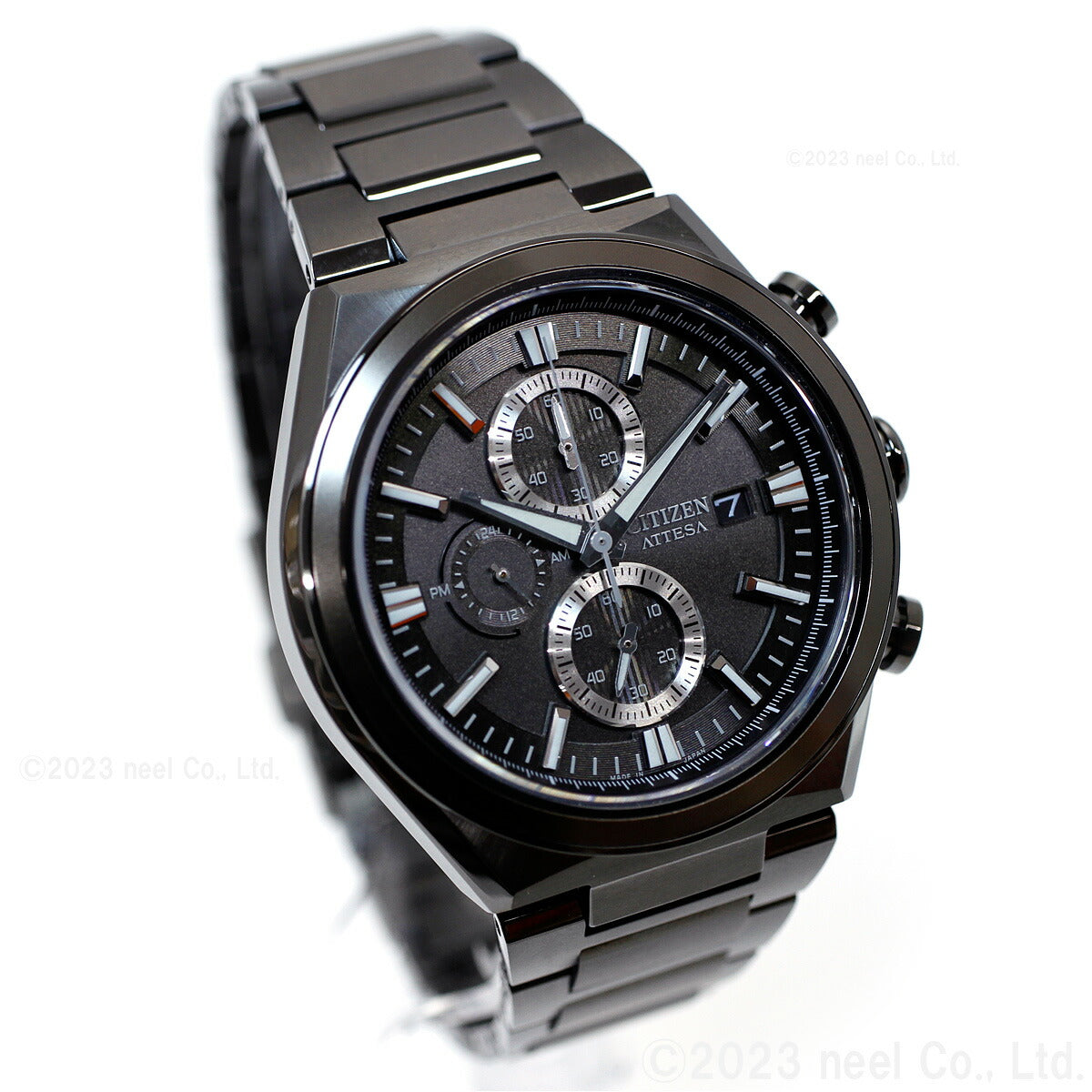 シチズン アテッサ CITIZEN ATTESA CA0835-61H エコドライブ 腕時計 メンズ ACT Line Black Titanium
