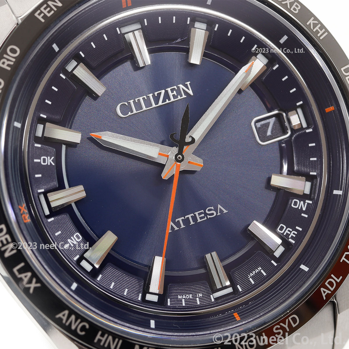シチズン アテッサ CITIZEN ATTESA エコドライブ 電波時計 腕時計 メンズ CB0287-68L ACT Line Black Titanium Series【2024 新作】